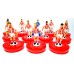 Subbuteo Andrew Table Soccer Olympiacos 2017-18 on classic Hasbro bases